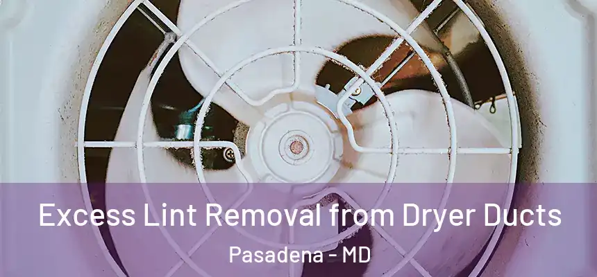 Excess Lint Removal from Dryer Ducts Pasadena - MD